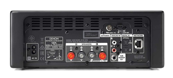 Denon Rcd N10 Back