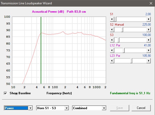 Bedämpft + Path 83cm