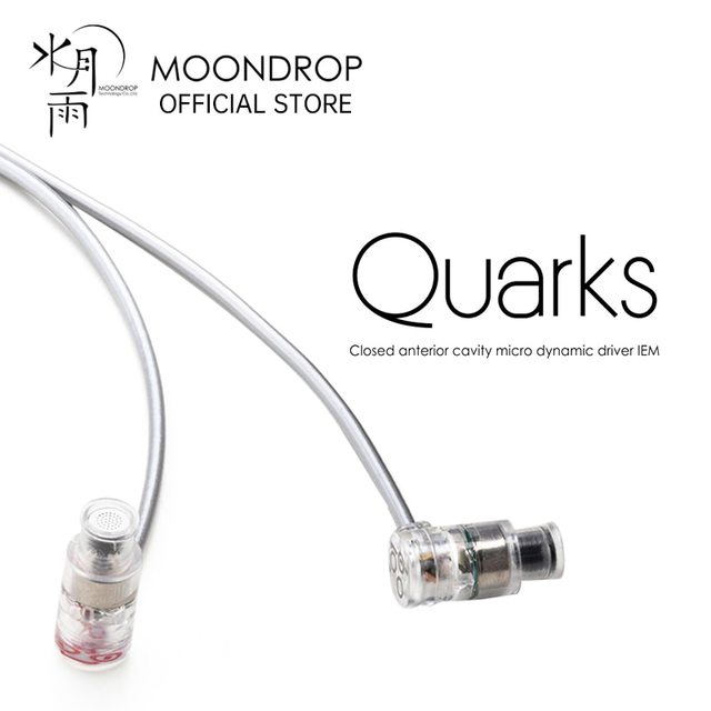 MoonDrop Quarks Earphones High Performance IEMs Closed Anterior Cavity Micro Dynamic Driver Earbuds