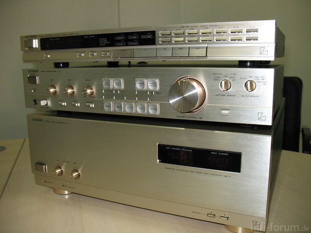 Luxman M-03 und C-03 und T-03L nach berholung