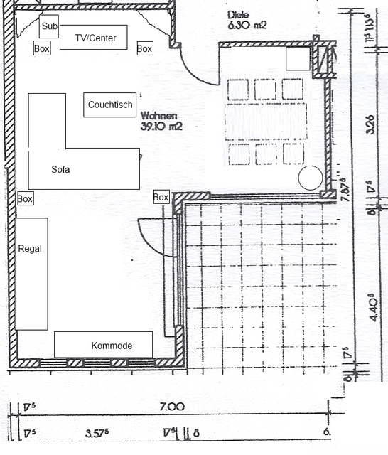 Lageplan Wohnzimmer