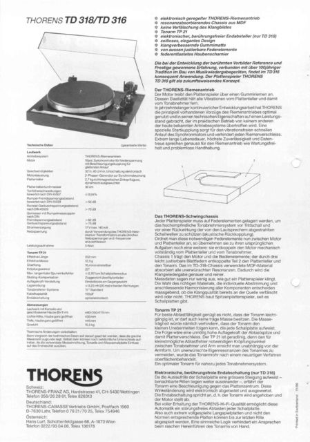 Thorens TD318