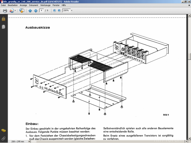 Ausbau Exp 