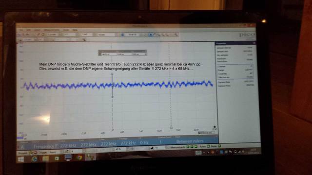 DNP Eigenschwingung ohne anliegendes Audiosignal