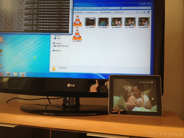 DVB-Ausgabe Via IPad (httplive)
