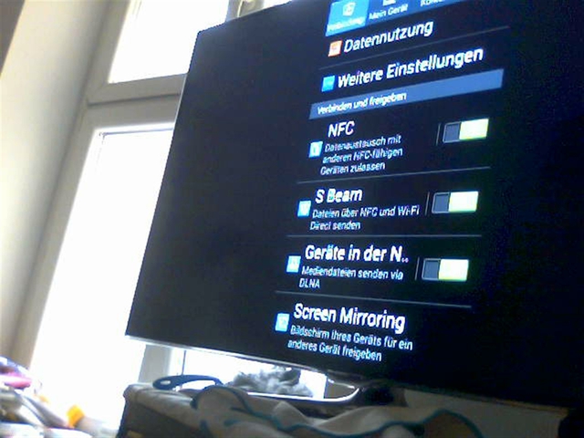 Screen Mirroring Galaxy S 3