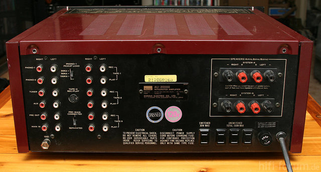 Sansui AU 20000 Back