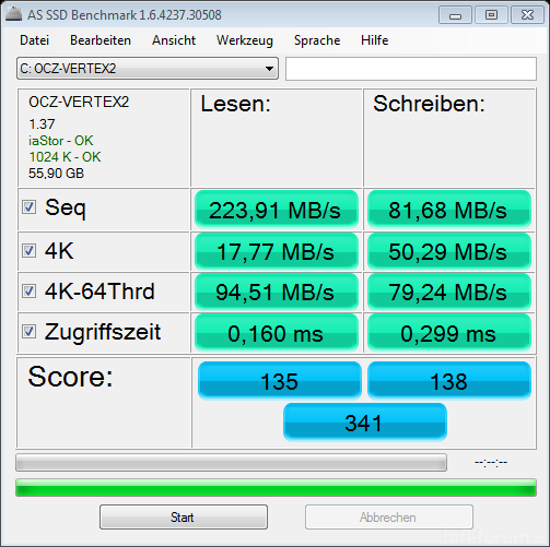 Vertex 2 Benchmark