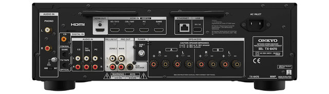 Onkyo TX 8470 Back