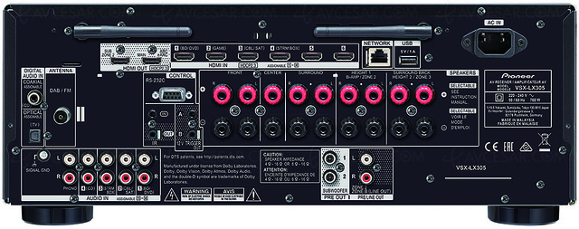 Pioneer Vsx Lx305 Back Bis