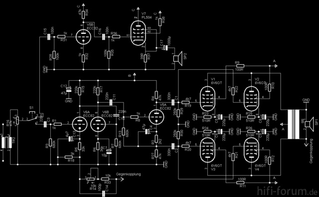 6V6GT PP Mit ECC82 ECC82