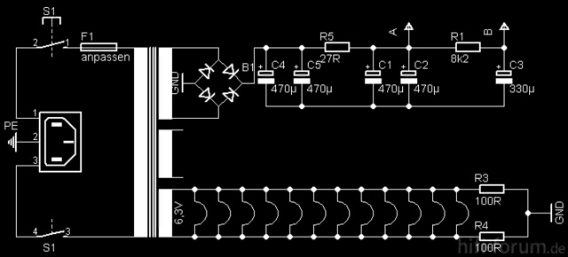 6V6GT PP Mit ECC83 ECC82 Netzteil