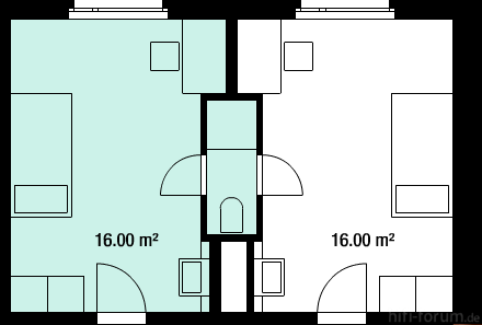 Zimmer Studentenwohnheim