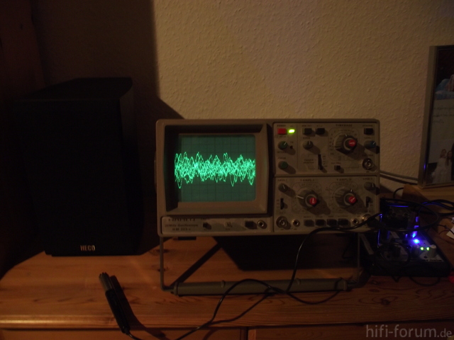 Oszilloskop Mit Hoher Belichtungszeit