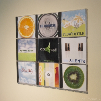 CD-Wandregal CD-Wall 3x3