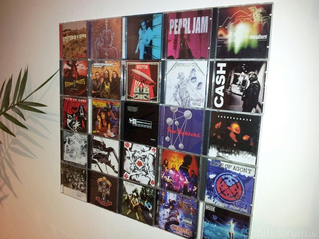 CD-Wandregal Von CD-Wall