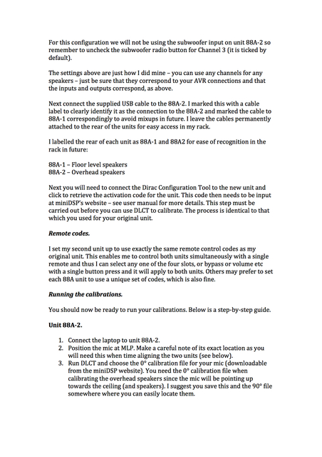 A Step By Step Guide To Setting Up Dual MiniDSP DDRC 88A Units (2)