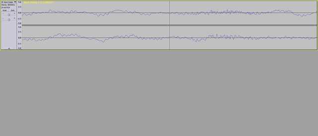 Audacity gezoomt