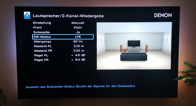 2 Kanal Einstellung