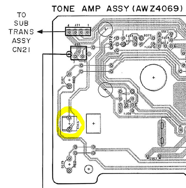 Pioneer A 701 R Taster