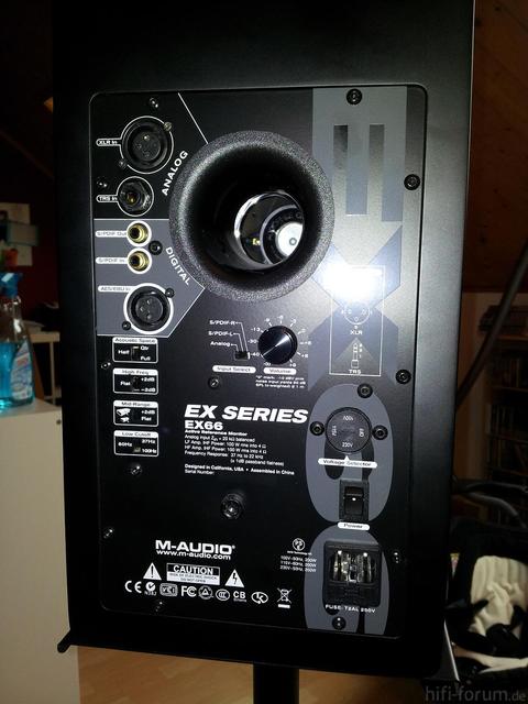 M-Audio EX66 Rückseite