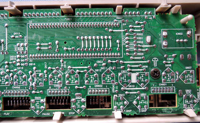Rechter Teil Der Frontplatine