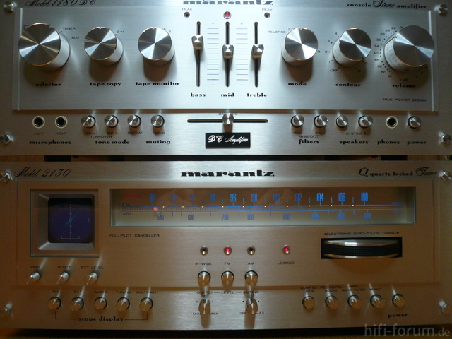 Marantz 2130 und 1180 DC