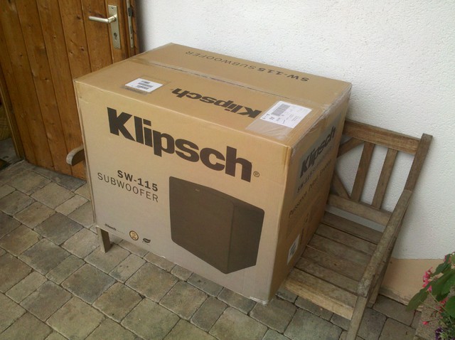 Klipsch SW 115 Verpackt
