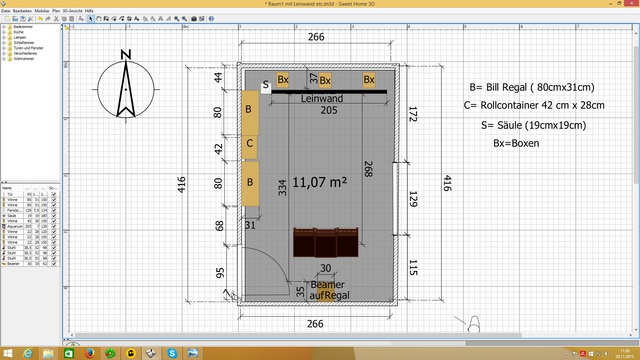 Plan mit LW+Bx vorn+sitze