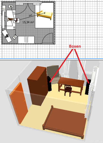 Zimmer-Plan