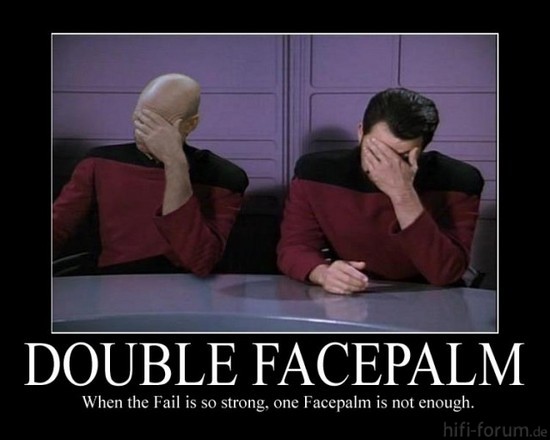 Double Facepalm