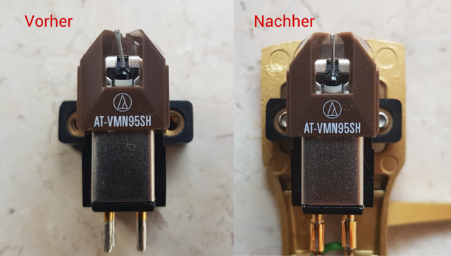 AT-VM95SH Vorher - Nachher