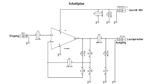 Schaltplan fr MiniAktivBox