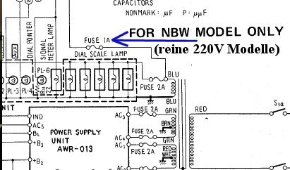 NBW Model Extra Fuse