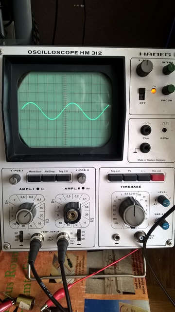 1KHz Gitter 1 6SN7 Links