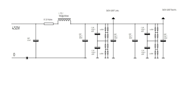 Netzteil GM70 6SN7 2