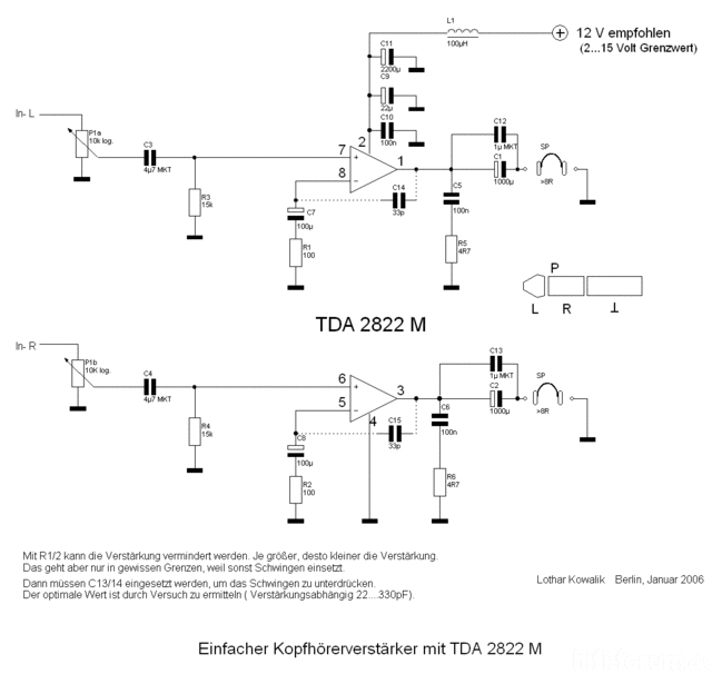 tda2822m