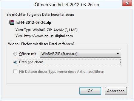 Neustes Software Update