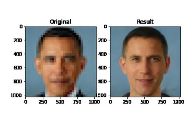 Face Depixelizer Obama