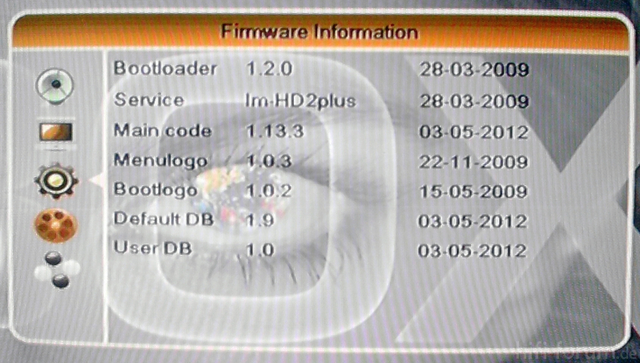 Firmware Informationen meiner IMPERIAL HD 2 plus