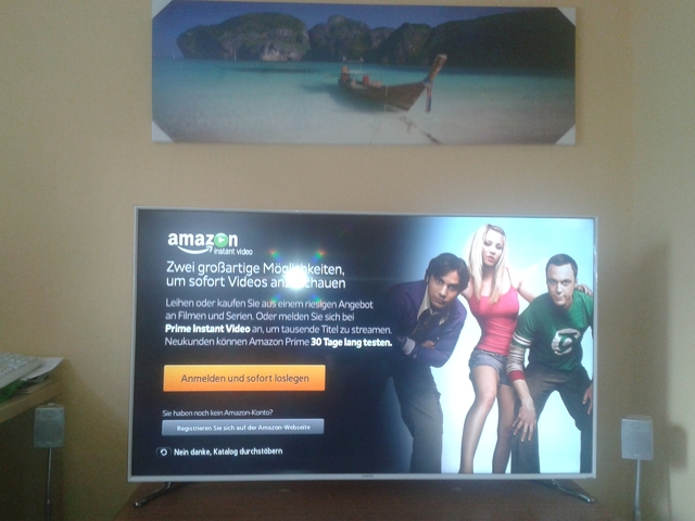 Amazon Instant Video auf 2014er Samsung Modell 55H6410