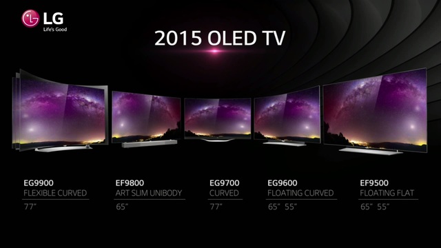 LG 4K OLED TVs 2015