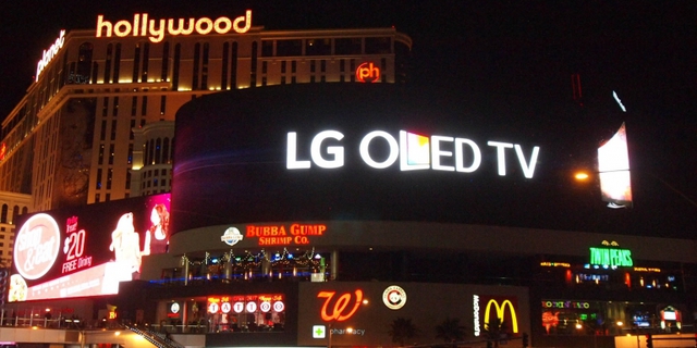LG OLED LED Anzeige Las Vegas