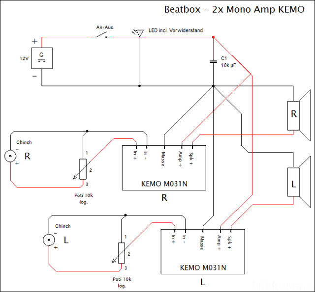 Schaltplan Beatbox Beta3