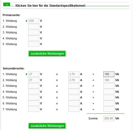 Trafobestellung bei Multi PCB