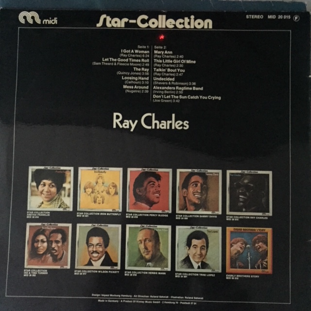 Ray Charles Starcollektion Back