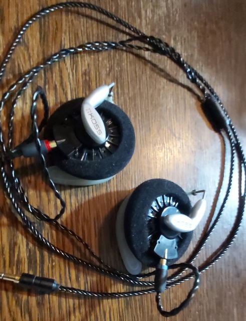 Voarmaksde MMCX Speaker Driver Auf Koss Ear Clips