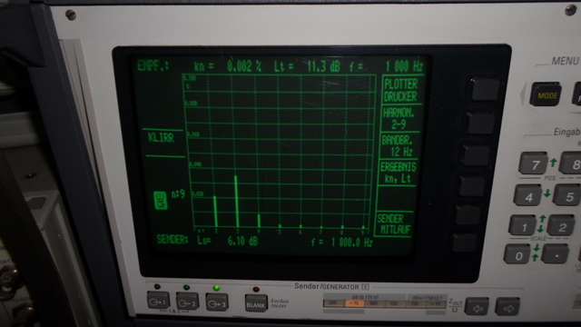 300B Interstage Klirrspektrum