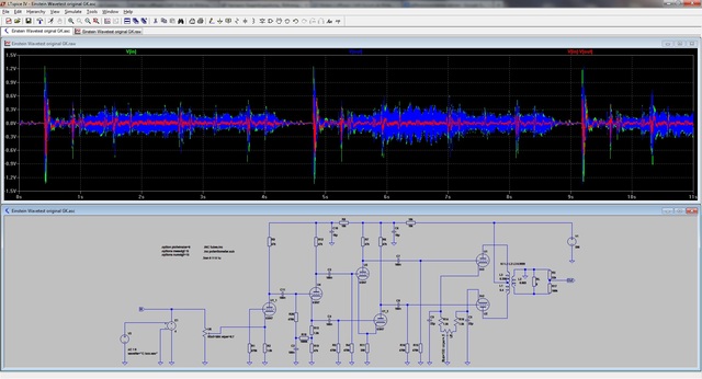 Einstein Wavetest Original Signal An Kathode