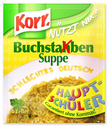 Buchstabensuppe